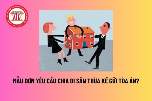 Mẫu đơn yêu cầu chia di sản thừa kế gửi Tòa án? Di chúc không hợp pháp thì di sản sẽ chia như thế nào?