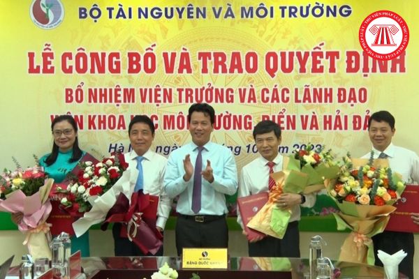 Viện Khoa học môi trường biển và hải đảo là đơn vị sự nghiệp công lập tự bảo đảm một phần chi thường xuyên đúng không?