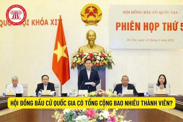 Hội đồng bầu cử quốc gia có tổng cộng bao nhiêu thành viên?