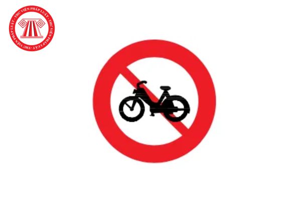 biển cấm xe máy