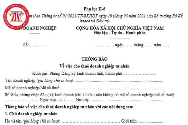 cho thuê doanh nghiệp