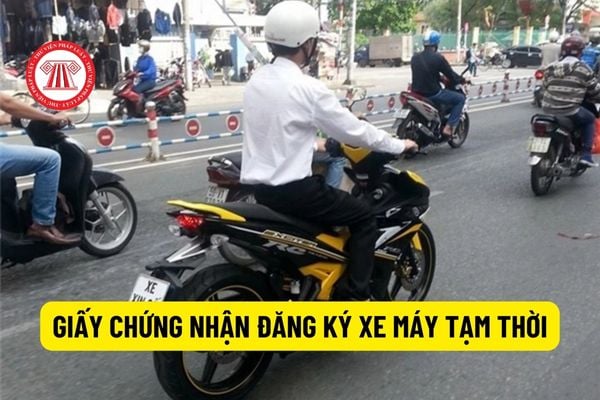 Công dân có thể xin giấy chứng nhận đăng ký xe máy tạm thời tại cơ quan nào? Được cấp ngay sau đăng ký không?