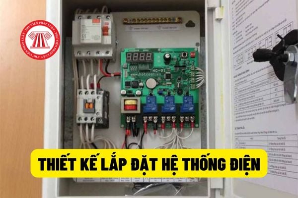 thiết kế lắp đặt hệ thống điện