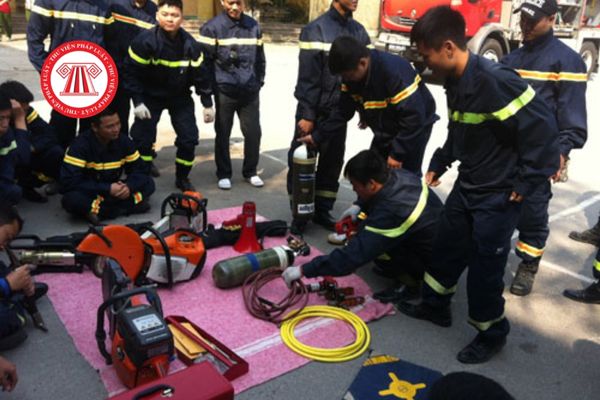 Hậu cần phục vụ chữa cháy và cứu nạn cứu hộ của của đơn vị chữa cháy bao gồm những gì?