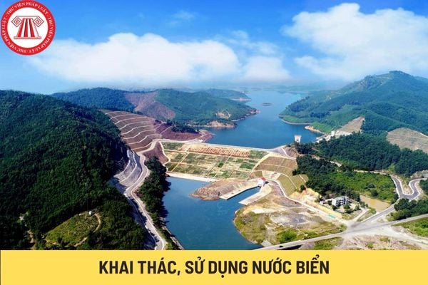 Khai thác, sử dụng nước biển