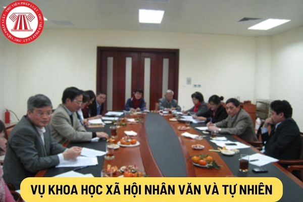 Vụ Khoa học Xã hội Nhân văn và Tự nhiên