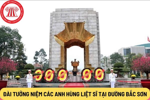 Đài tưởng niệm các Anh hùng liệt sĩ tại đường Bắc Sơn