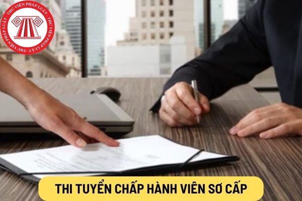 Thi tuyển Chấp hành viên sơ cấp