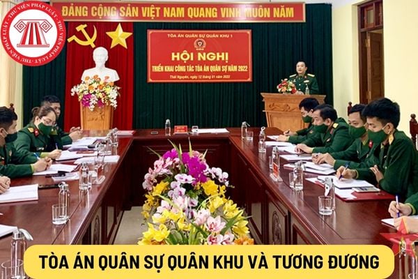 Tòa án quân sự quân khu và tương đương