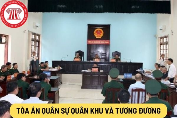 Tòa án quân sự quân khu và tương đương