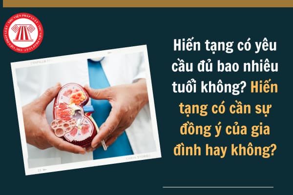 Hiến tạng có yêu cầu đủ bao nhiêu tuổi không? Hiến tạng có cần sự đồng ý của gia đình hay không?