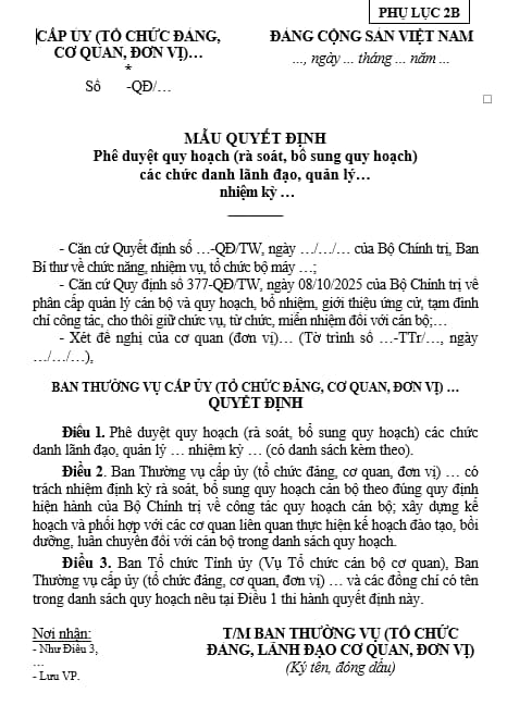 phụ lục 2b