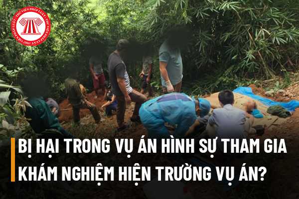 Bị hại trong vụ án hình sự có được tham gia trong quá trình khám nghiệm hiện trường vụ án hay không? 