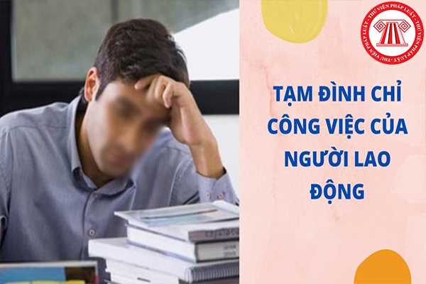 Tạm đình chỉ công việc