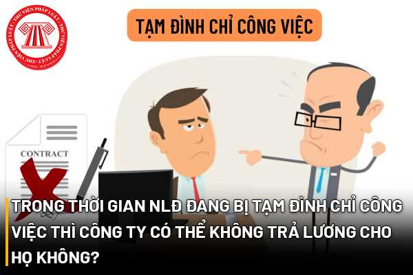 Tạm đình chỉ công việc