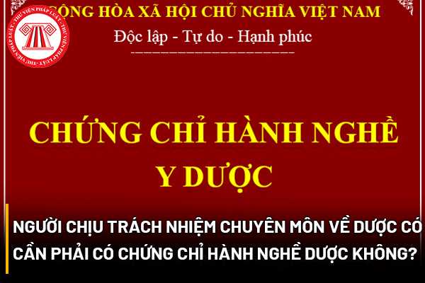 Chứng chỉ hành nghề dược