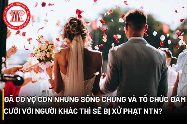 Đã có vợ con nhưng sống chung và tổ chức đám cưới với người khác thì sẽ bị xử phạt như thế nào?