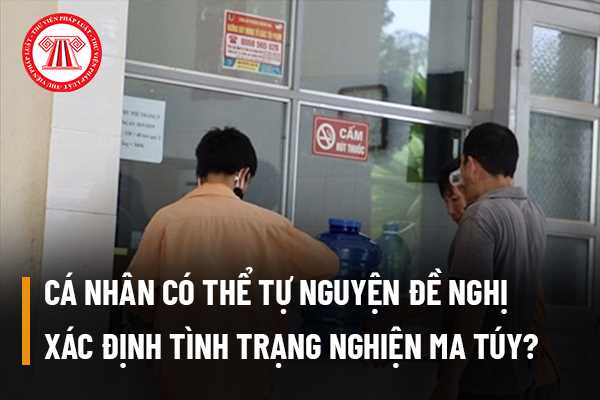 Cá nhân có thể tự nguyện đề nghị xác định tình trạng nghiện ma túy hay không? 