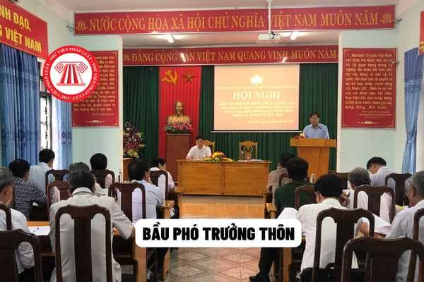 bầu phó trưởng thôn