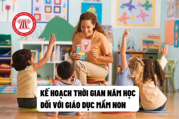 kế hoạch thời gian năm học đối với giáo dục mầm non     