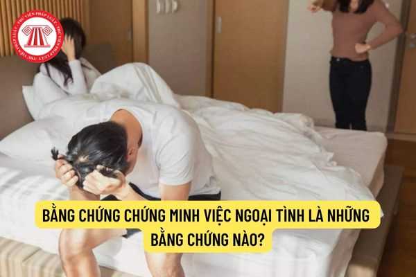 Bằng chứng chứng minh việc ngoại tình là những bằng chứng nào?