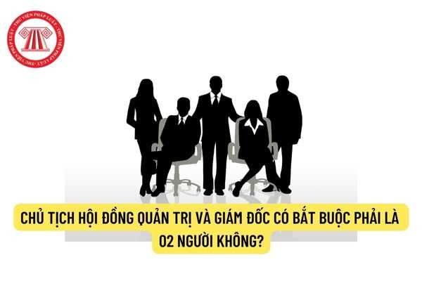 Chủ tịch Hội đồng quản trị và Giám đốc có bắt buộc phải là 02 người không?