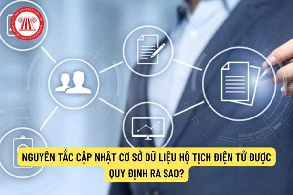 Nguyên tắc cập nhật cơ sở dữ liệu hộ tịch điện tử được quy định ra sao?