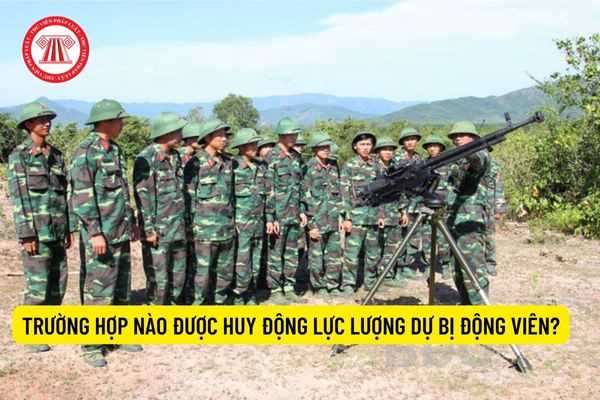 Trường hợp nào được huy động lực lượng dự bị động viên?