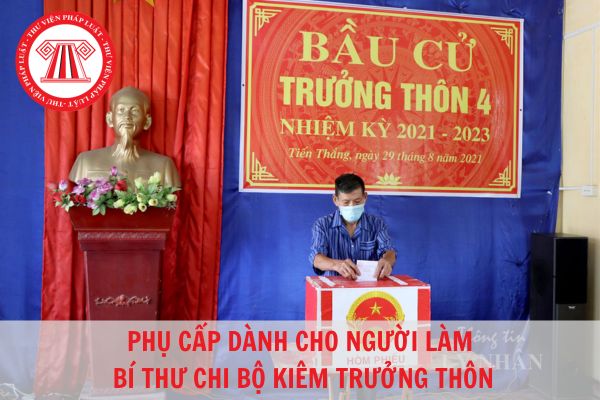 Bí thư chi bộ kiêm Trưởng thông hiện nay được hưởng phụ cấp nào?