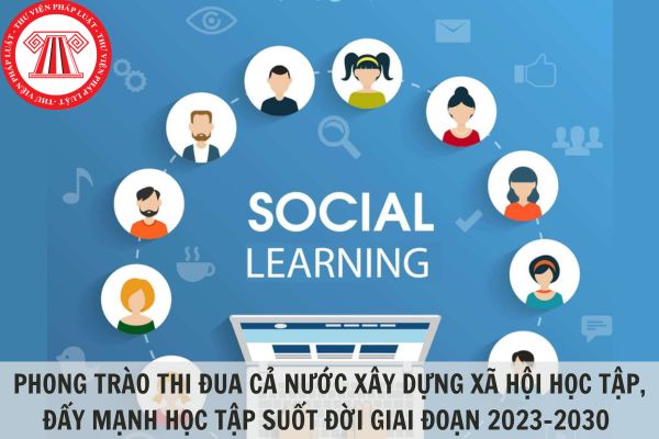 Kế hoạch triển khai phong trào Cả nước thi đua xây dựng xã hội học tập, đẩy mạnh học tập suốt đời giai đoạn 2023 - 2030?