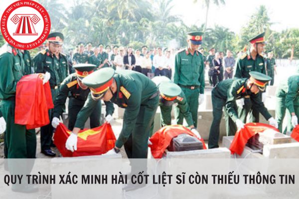 Hướng dẫn quy trình xác minh hài cốt liệt sĩ còn thiếu thông tin từ ngày 05/02/2024?