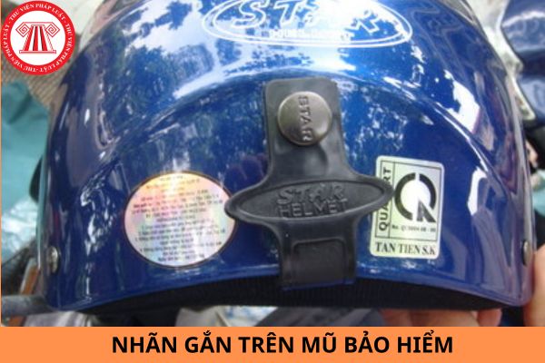 Nội dung bắt buộc ghi trên nhãn gắn trên mũ bảo hiểm cho người đi mô tô, xe máy theo Quy chuẩn kỹ thuật Quốc gia QCVN 2:2021/BKHCN?