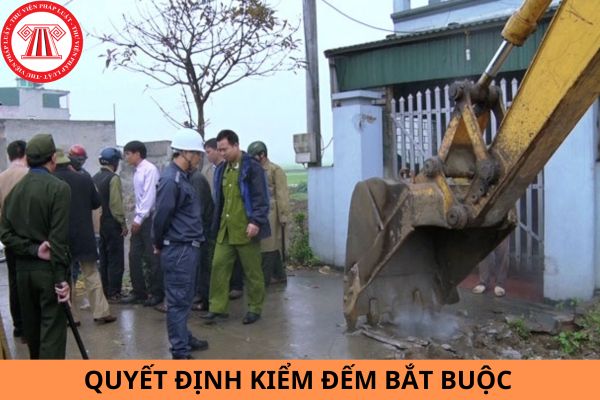 Hộ gia đình không chấp hành quyết định kiểm đếm bắt buộc khi thu hồi đất thì có được cưỡng chế không?