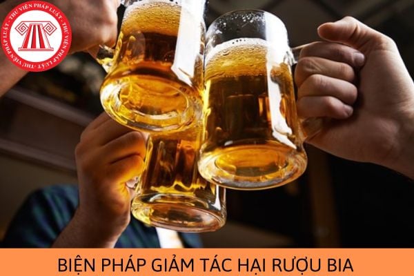 Các biện pháp nào nhằm giảm tác hại của rượu bia?