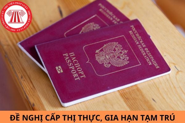 Mẫu tờ khai đề nghị cấp thị thực, gia hạn tạm trú mới nhất năm 2023?