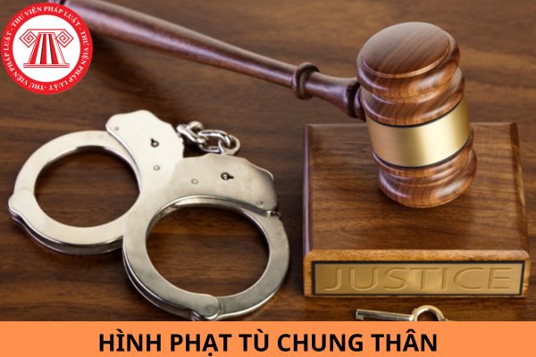 Các tội nào áp dụng hình phạt tù chung thân theo quy định của Bộ luật Hình sự?