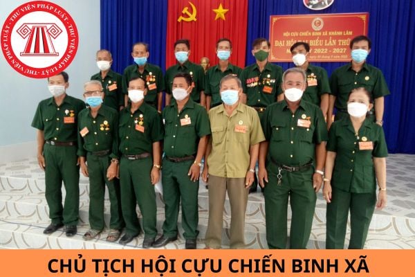 Chủ tịch Hội Cựu chiến binh xã được hưởng mức trợ cấp là bao nhiêu?