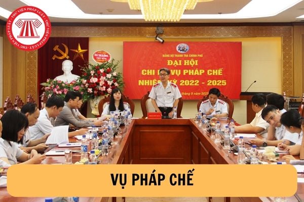 Chế độ làm việc của Vụ Pháp chế được quy định như thế nào?