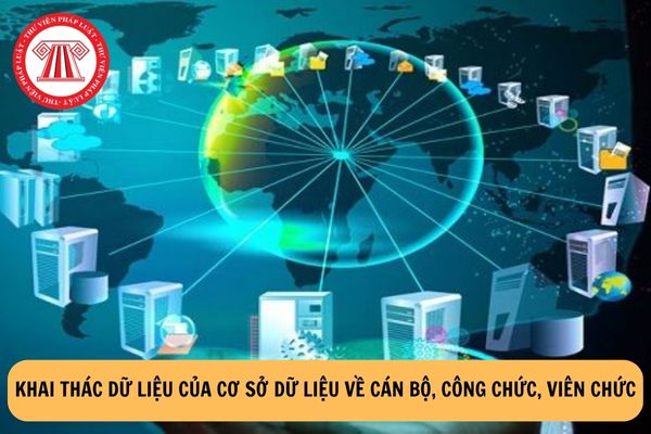 Quy chế khai thác dữ liệu của cơ sở dữ liệu về cán bộ, công chức, viên chức đã được ban hành?