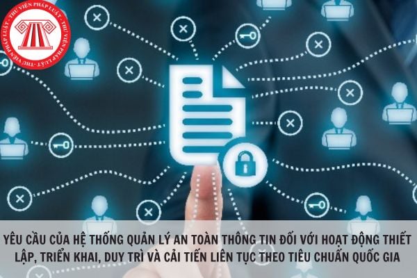 Yêu cầu của hệ thống quản lý an toàn thông tin đối với hoạt động thiết lập, triển khai, duy trì và cải tiến liên tục theo Tiêu chuẩn quốc gia TCVN ISO/IEC 27001:2019?