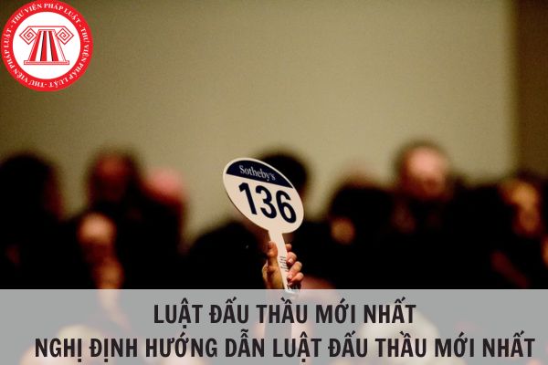 Luật Đấu thầu mới nhất, nghị định hướng dẫn Luật đấu thầu mới nhất 2024?