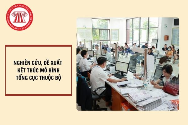 Phương án sắp xếp tổ chức bộ máy nhà nước: Nghiên cứu, đề xuất kết thúc mô hình tổng cục trực thuộc Bộ?