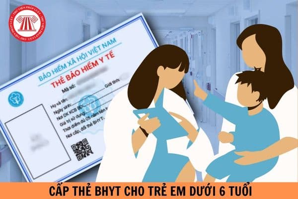 Hướng dẫn trình tự thủ tục giải quyết và cấp thẻ BHYT cho trẻ em dưới 6 tuổi?