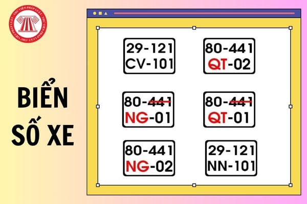 Cách nhận biết màu sắc, ký hiệu biển số xe của cơ quan, tổ chức và cá nhân nước ngoài từ 01/01/2025?