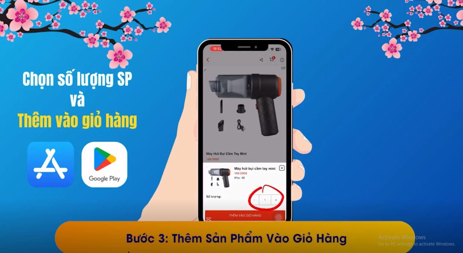 Thêm sản phầm vào giỏ hàng