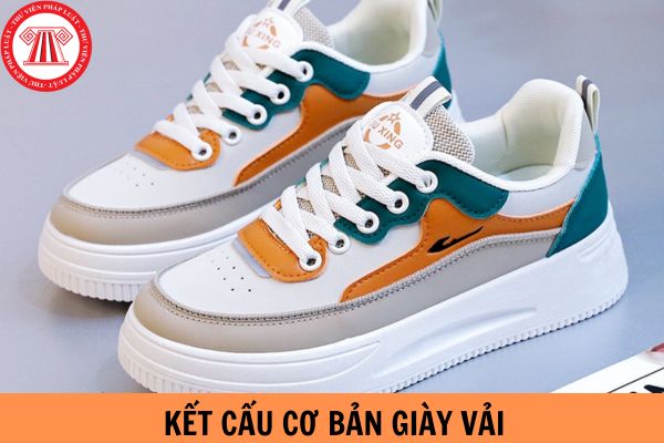 Kết cấu cơ bản của giày vải theo Tiêu chuẩn quốc gia TCVN 8208:2009?