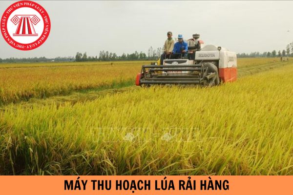 Phương pháp thử khả năng máy thu hoạch lúa rải hàng làm việc trên đồng theo Tiêu chuẩn Việt Nam TCVN 6629:2000?