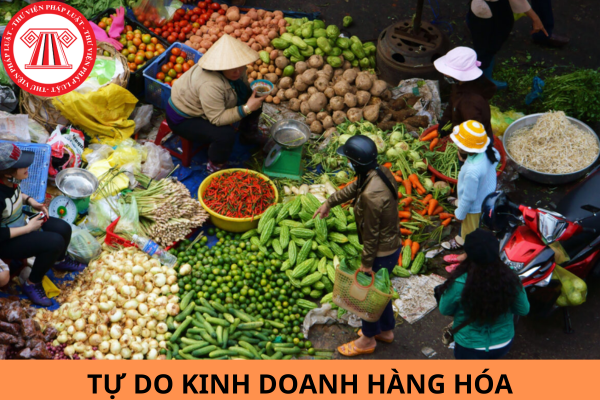 Tiểu thương có được tự do kinh doanh hàng hóa mà pháp luật không cấm tại chợ không?