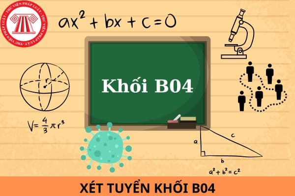 Khối B04 gồm những môn nào? Tổng hợp trường đại học xét tuyển khối B04 năm 2024?