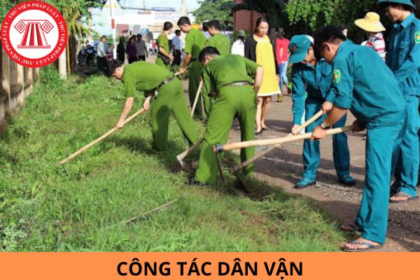 Ban hành Thông tư 09/2024/TT-BCA quy định về việc thực hiện công tác dân vận của lực lượng Công an nhân dân?